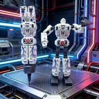 Pulpen Robot Transformasi yang Dirancang Secara Ergonomis, Sangat Cocok untuk Penggunaan di Kantor dan Sekolah, Hadiah untuk Perayaan dan Teman