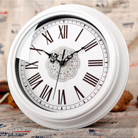 12 pouces vintage odm/oem horloge décorative Quartz rétro plastique décoratif Antique horloges murales