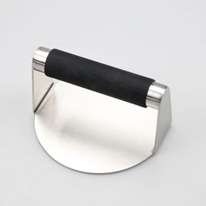 Presse à hamburgers en acier inoxydable, Grattoir <span class=keywords><strong>de</strong></span> grill, Accessoires <span class=keywords><strong>pour</strong></span> plaque <span class=keywords><strong>de</strong></span> cuisson Teppanyaki, Presse à hamburgers, Spatule à steak, Couvercle <span class=keywords><strong>de</strong></span> casserole, Bouteille à assaisonnement - Product Image 5