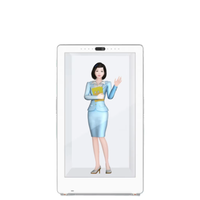Affichage holographique 3D interactif AI d'intérieur de 43 pouces, vitrine holographique transparente, boîte LCD virtuelle, humain numérique, holobox