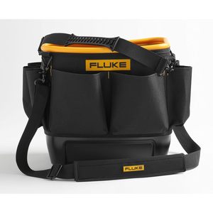 Fluke Tb25 Hard Body Oval <b>Tool</b> Bucket <b>Bag</b> With Waterproof Base 28 Pockets Waist Storage - Product Image 2