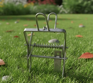 Cultivateur manuel pliable et réglable en métal durable SS304 de qualité domestique pour jardinage et entretien des pelouses, vente en gros OEM - Product Image 4