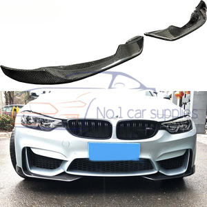 F80 f82 אמיתי סיבי פחמן אמיתי בסגנון המכונית קנדים שפתיים bumper מפזרת מפזרת מגן עבור m4f m3 - Product Image 1