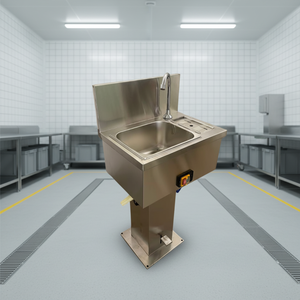 Équipement avicole automatique MD, évier de lavage des mains avec dispositif de stérilisation des couteaux, haute sécurité, 380V - Product Image 4