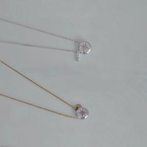 Collar de Jadeíta Roja con Diseño de Cielo Estrellado y Diamantes Desnudos, Color Blanco Transparente, para Mujer, Plata de Ley S925, Collares de Cristal Brillante - Product Image 5