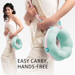 Set di Cuscini da Viaggio Ergonomici Portatili a Forma di U in Memory Foam con Cordino Personalizzabili - Product Image 4