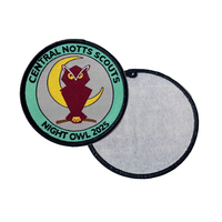 Chapeau de créateur en tissu tissé avec logo brodé à repasser sur les badges de broderie pour les vestes, les chapeaux et les vêtements