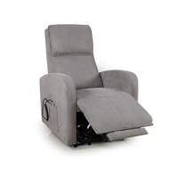 Fauteuil inclinable électrique en tissu, canapé inclinable individuel motorisé pour personnes âgées, mobilier de salon
