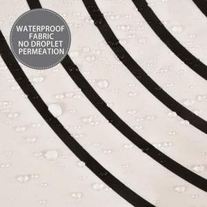 Ensemble de rideaux de <span class=keywords><strong>douche</strong></span> en polyester imperméable lavable en machine, style bohème minimaliste abstrait, arche simple, soleil moderne, pour la décoration de la salle de bain - Product Image 5