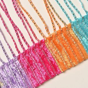 Tür schnur Vorhang Tür Perlen Vorhänge hängen Raumteiler Perlen Dekor Fenster Türen Pailletten Sheer Boho Quaste (Regenbogen) - Product Image 3