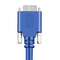 Kabel USB 3.0 A Male ke Micro B, kabel data Hard Drive dengan kunci sekrup