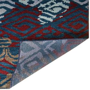 Tapis d'intérieur artisanal exclusif de conception moderne, à poils plats carrés, de haute densité, durable, antibactérien, fait à la main - Product Image 4