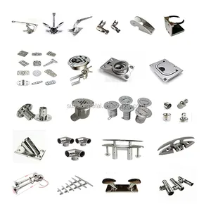 Polished stainless steel boat fittings hardware China Marine equipment for sailing yachts boat