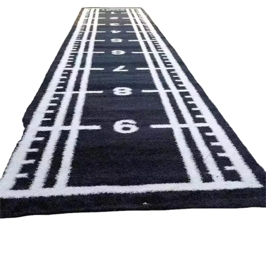 Fully machined fashion design Gym floor carpet Synthetic lawn grass black golf putter outdoor mat