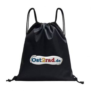 Polyester Waterproof 210D <b>Drawstring</b> <b>Backpack</b> Travel Bag with Logo Sports Shoe Covers Promotional - Product Image 6