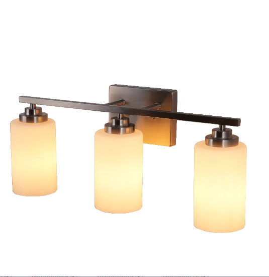 High Quality Milky White Glass Wall Sconce Cafe Hotel Hallway White Metal Wall Sconce Interior LED Wall Sconce Light