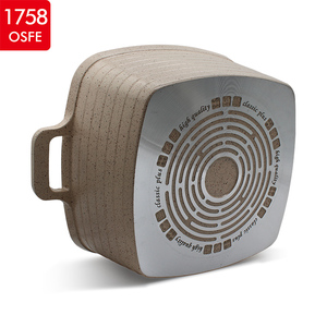 Fundición a presión de <span class=keywords><strong>amc</strong></span> utensilios de cocina precio cuadrado forma 3pcs cazuela conjunto - Product Image 4