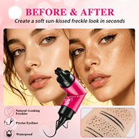 Marque Privée Stylo 2-en-1 pour Taches de Rousseur et Eyeliner Imperméable Longue Tenue Séchage Rapide Vente en Gros Idéal pour Débutants Usage Quotidien