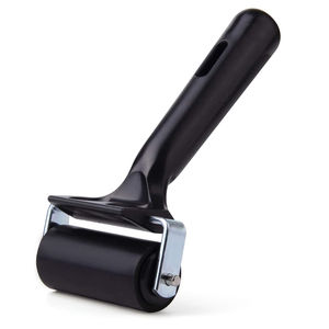 أسطوانة مطاطية ناعمة أدوات فنية مطاط صلب للفنون الخشبية (أسود) أدوات احترافية متينة أسطوانة حبر للطباعة - Product Image 3