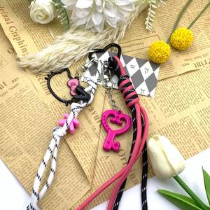 Оптовые брелоки-шнурки серии MIU в корейском стиле из тканого сплава, высококачественные подвески для телефона, аксессуары для сумок, новые аниме-игрушки в наличии - Product Image 4