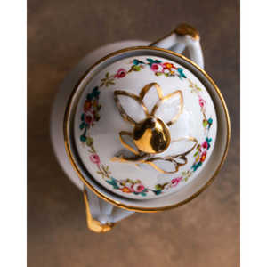 Service à thé en porcelaine française Mirellas, collection de vaisselle peinte à la main - Product Image 4