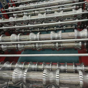 Tùy chỉnh hai lớp hình thang (ibr) bằng kính ngói tấm cuộn tạo thành máy hiệu quả cho gạch làm - Product Image 6