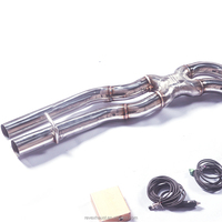 Échappement Catback en acier inoxydable haute performance REV pour Audi S8 D4 4.0T V8 2013-2017 avec soupape de commande
