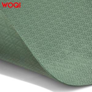 Tapis de yoga Woqi 1830x610x4mm TPE antidérapant vert militaire pour yoga, pilates, fitness, utilisation intérieure et extérieure - Product Image 5