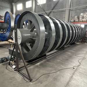 Zowel Opwaartse Als Neerwaartse Spiraalvormige Transportband Met Zacht Stalen Profiel Om 50kgs Box Enkele Entry & Single Exit Te Vervoeren - Product Image 2