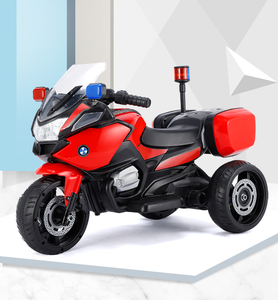 New Children's Electric Motorrad Kinder E-Bike Polizei Motorrad Zwei Räder/3 Räder fahren auf dem Auto - Product Image 4