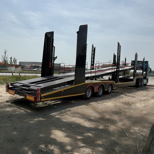 Semirremolque <span class=keywords><strong>Portacoches</strong></span> de Alta Resistencia para el Mercado Africano a Bajo Precio, con Elevación Hidráulica para el Transporte de Automóviles - Product Image 5