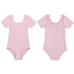 Offre Spéciale Haute Qualité Enfants Extensible <span class=keywords><strong>Gym</strong></span> Vêtements Combinaison Bébé Fille Manches Courtes <span class=keywords><strong>Justaucorps</strong></span> Robe Dancerwear - Product Image 1