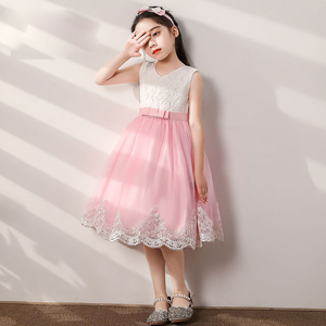 Jolie robe de princesse avec nœud en dentelle pour bébé fille de 1 an, idéale pour les anniversaires et les occasions formelles - Product Image 5