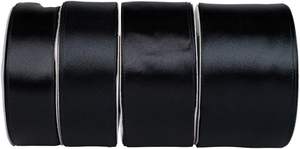 Cinta de Satén Reciclada de Doble Cara Personalizada al por Mayor, Bajo MOQ, Rollo de Cinta de Satén de 4 cm y 100 Yardas para Empaque de Cajas de Regalo - Product Image 3