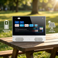Téléviseur intelligent portable de 24 pouces avec batterie rechargeable intégrée |   1080P FHD IPS |   WebOS/ Google TV |   WiFi extérieur pour camping-cars et camping