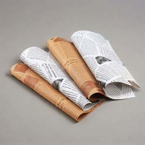 Papier d'emballage pour hamburgers de qualité supérieure, coloré, de qualité alimentaire, résistant à la graisse et à l'huile, papier ciré spécial pour sandwichs - Product Image 6