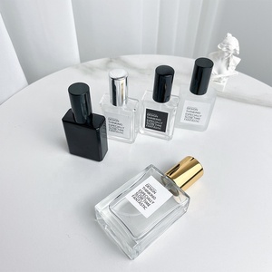 Sang Trọng <span class=keywords><strong>15Ml</strong></span> Phẳng Vuông Rõ Ràng Thủy Tinh Nước Hoa Refill Phun Chai Với Frosted Nhôm Nắp Lâu Dài Hương Thơm - Product Image 4