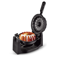 Gaufrier Électrique Rotatif de Qualité pour Gaufres Lava et Gâteaux Rotatifs