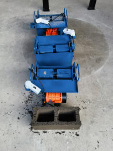 Manual Small Mobile <b>Cement</b> Hollow Brick-<b>Making</b> <b>Machine</b> Household Non-Fired with Efficient Motor Core Component Included - Product Image 5
