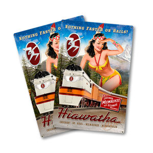 Vintage Metall-Wanddekoration für Garage, Zuhause, Café, Bar, Club, Männerhöhle Blechschilder Lustig 20x30cm Pin-up Metallschild Mädchen Metallposter - Product Image 1