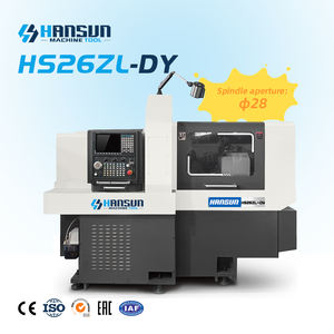 Torno Fresador Combinado CNC Tipo Suizo de Doble Husillo en Eje Y de Alta Precisión y Buena Calidad HS-26ZL-DY - Product Image 2
