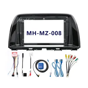 Meihua Android Car DVD Frame Kits for Mazda CX-5 2015 with 16Pin Cable Wiring Harness other auto parts Accessories