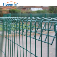 Sécurité 3D enduit de poudre/enduit de PVC galvanisé construction acier fer soudé cintrage panneau de treillis métallique clôture de jardin