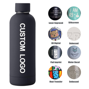 Custom Logo Luxury Water <b>Bottle</b> Insulated Stainless Steel Vacuum Flask Keep Hot and Cold 500ml Drink Waterbottle With Logo - Product Image 2