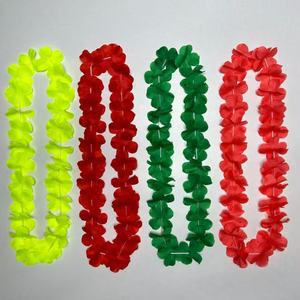 Colliers de fleurs pour adultes, décorations hawaïennes, accessoires pour fêtes Luau, plage tropicale, <span class=keywords><strong>Aloha</strong></span>, été, <span class=keywords><strong>piscine</strong></span> - Product Image 4