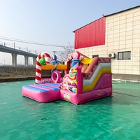 Château gonflable avec toboggan, prix de gros, château gonflable commercial pour enfants