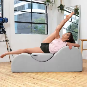 Sillón Chaise Longue Moderno de Espuma Suave para Ejercicio, Yoga, Sofá con Diseño Confortable para Sala de Estar, Gimnasio en Casa - Product Image 2