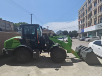 Wheel Loader Listrik New Energy 820TE 2 Ton dengan Bucket Standar 1,2 m³ untuk Dijual CLG820TE, Dilengkapi Blade Pembersih Salju dan Penggerak Manual