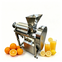 Extractor de Jugo Comercial en Espiral para Frutas y Verduras, Máquina Exprimidora de Manzana, Pera, Morera y Jengibre