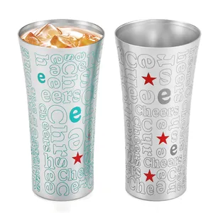 New Design 360ml Food Grade Drink Aluminum Cup With Change Color